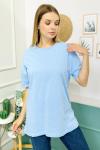 155256 Oversize Baskisiz Duz Tshirt